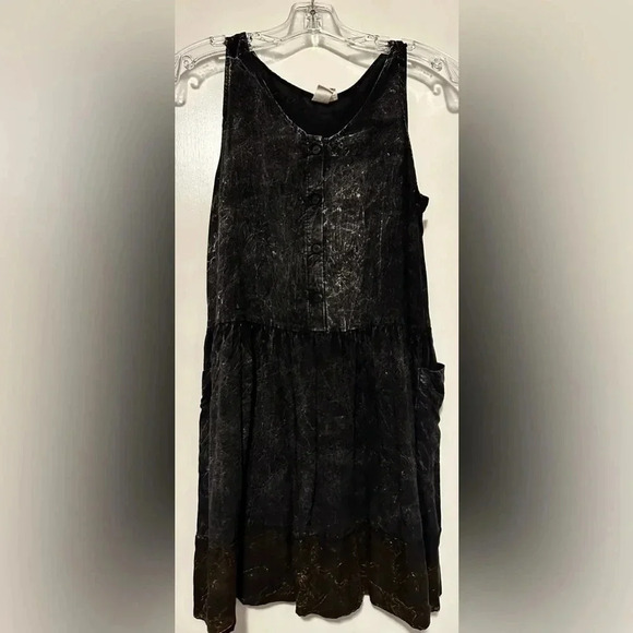 Urban Renewal Dresses & Skirts - Urban Outfitters Urban Renewal black distressed sleeveless dress size M